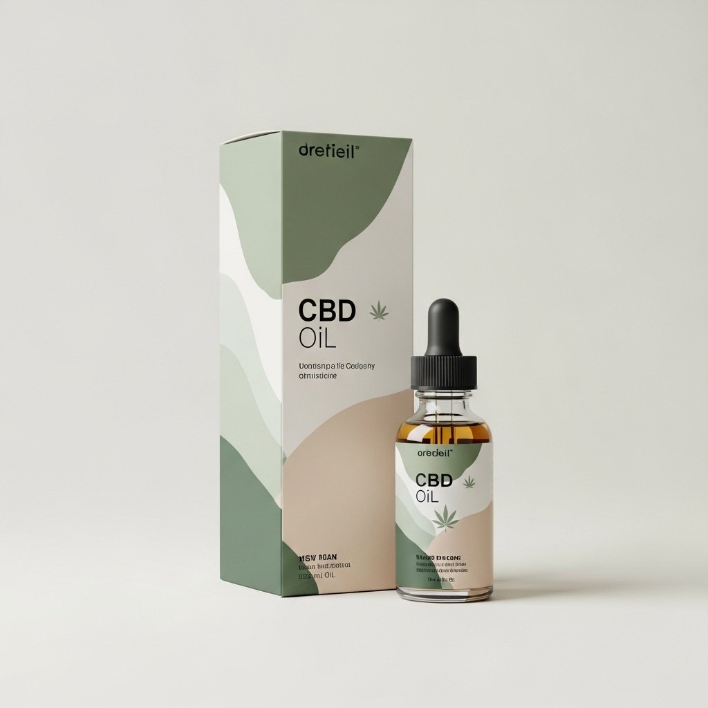 CBD Oil Bottle Box