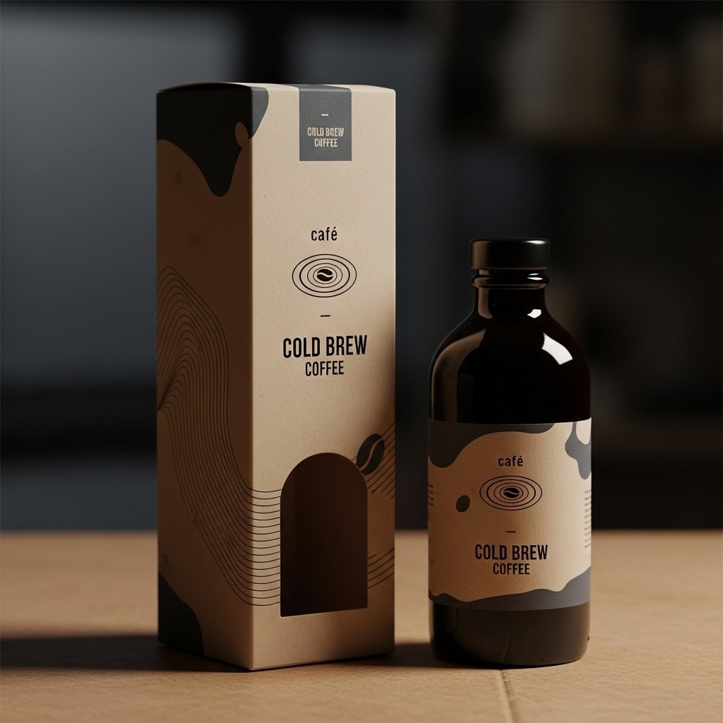Cold Brew Coffee Bottle Box