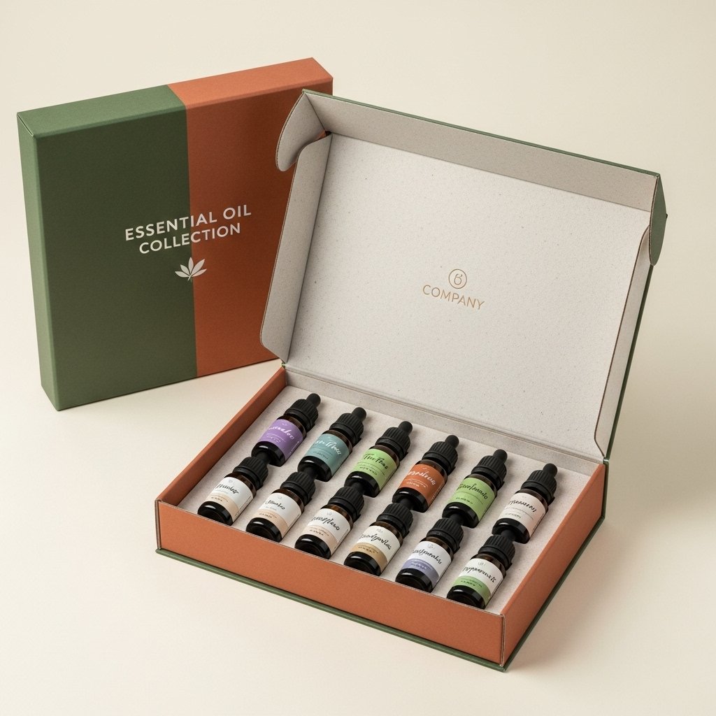 Essential Oil Gift Set Box (12 Bottles)