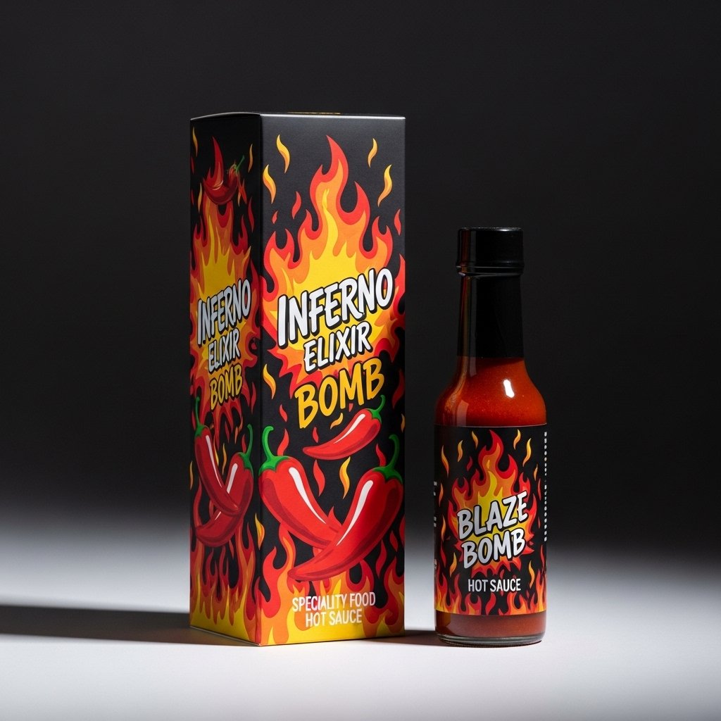 Hot Sauce Bottle Gift Box