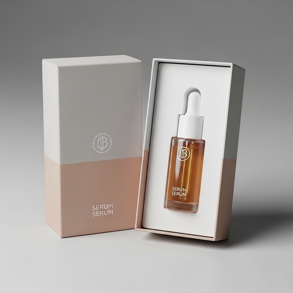 Serum Bottle Box with Dropper Insert